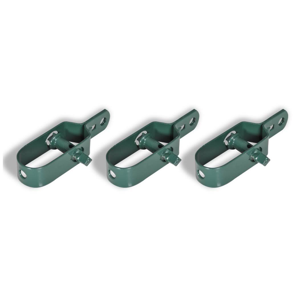 Green Steel Chain Link Fence with Posts 3x22 x 82 Z3361