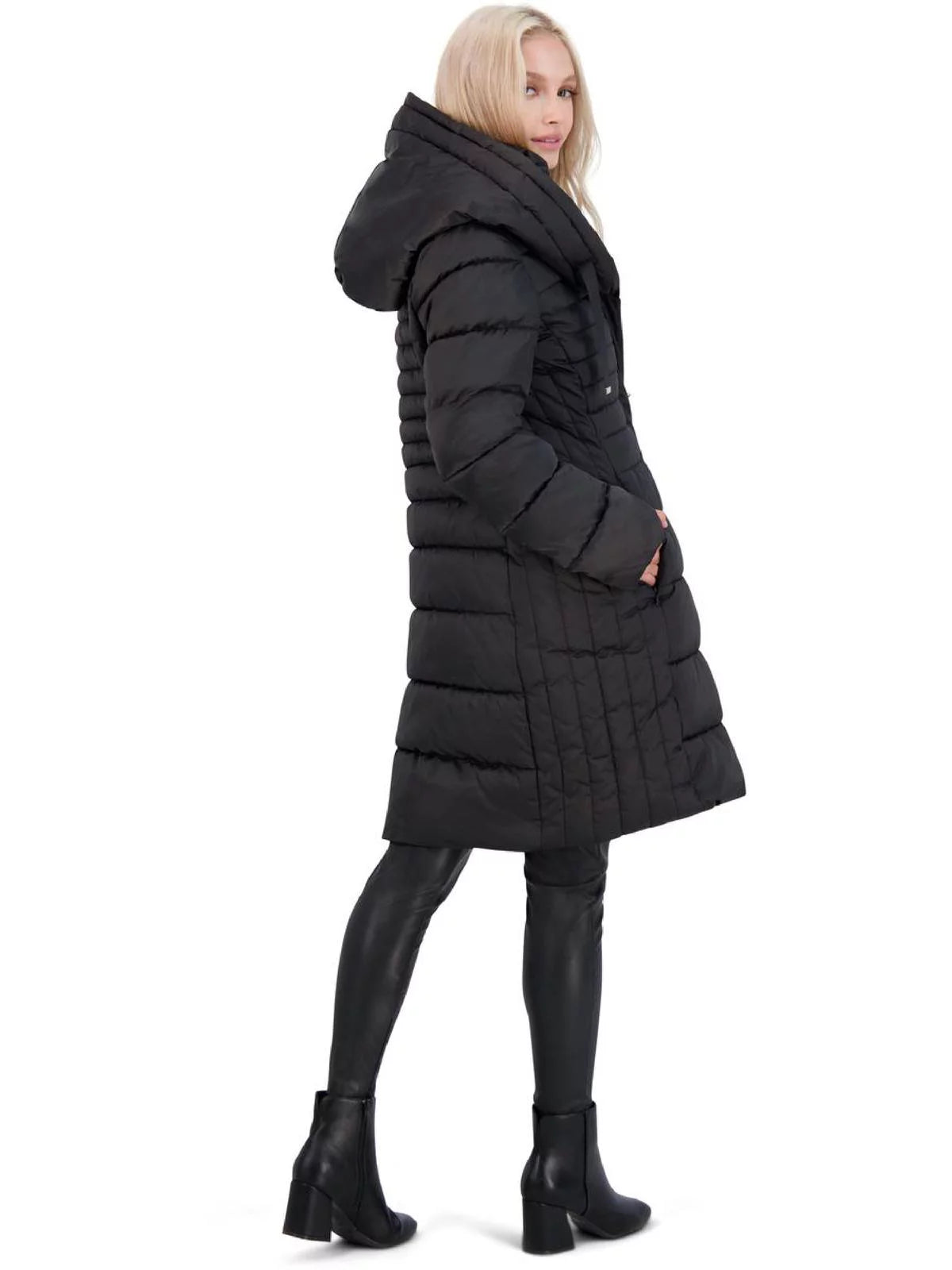 Fitted Quilted Winter Puffer Coat P1650