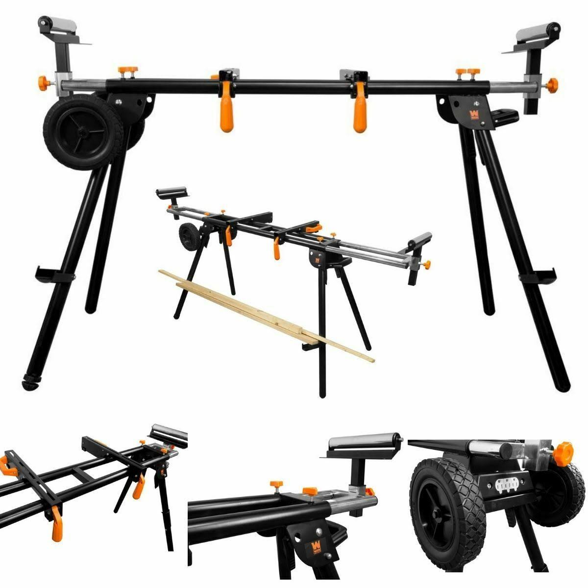 Collapsible Rolling Miter Saw Stand X54626