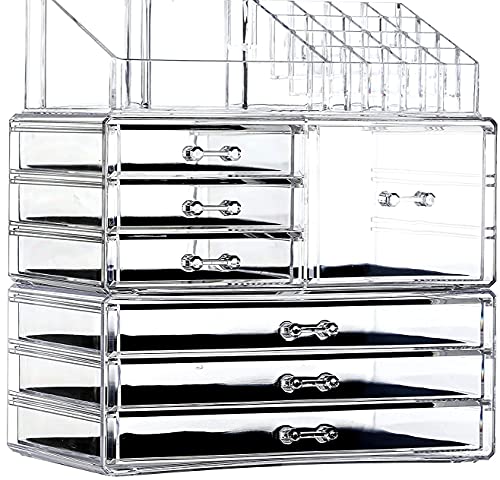 Clear Acrylic 11 Drawers Makeup Storage Organizer P35259