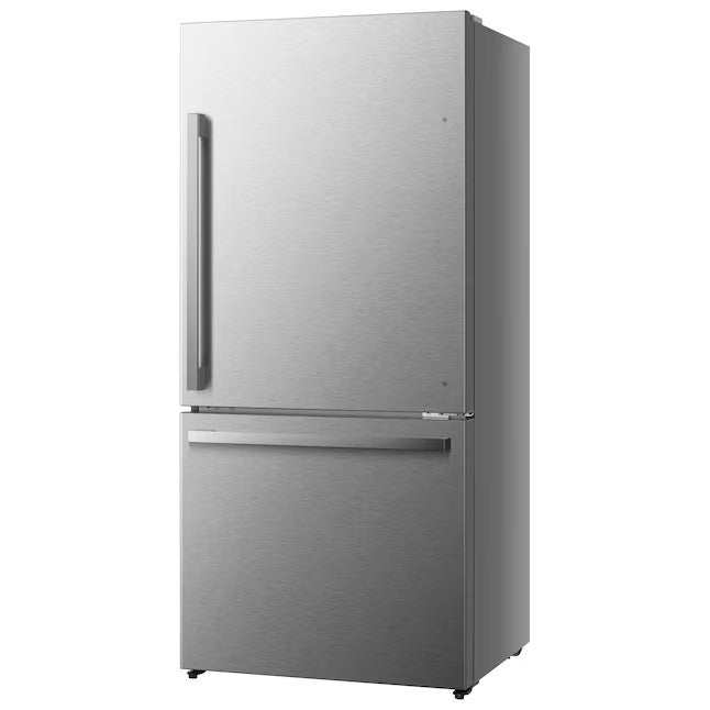 17.2-cu ft Counter-depth Bottom-Freezer Refrigerator (Fingerprint Resistant Stainless Steel) N81378
