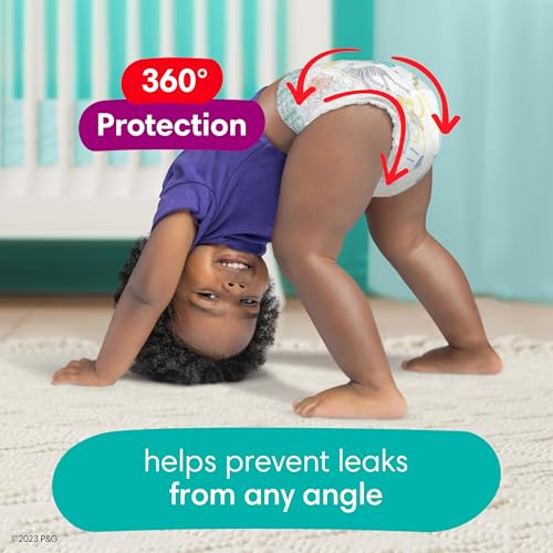 Size 4 144 Count Pull-On Disposable Baby Diapers W36659