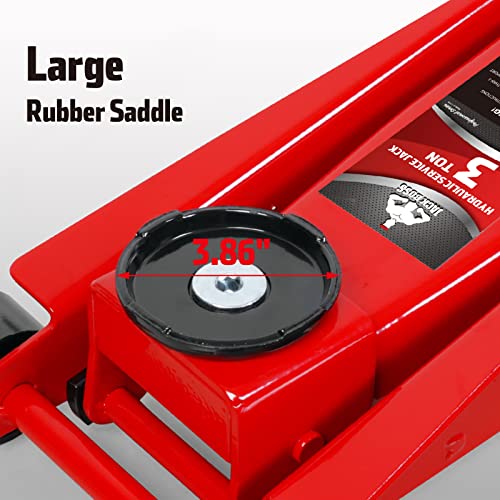 3 Ton Capacity Steel Hydraulic Floor Jack O4816