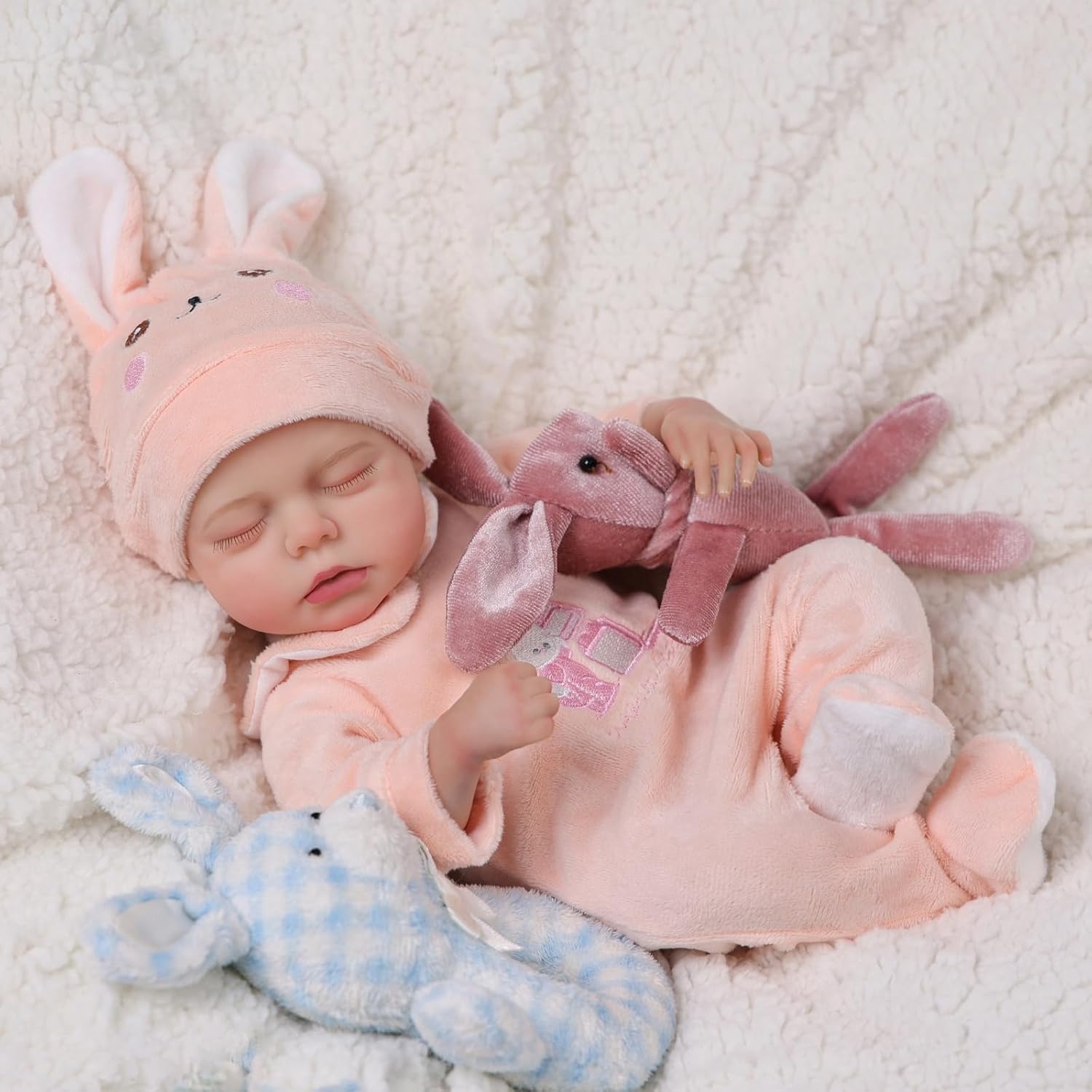 12 Inch Full Vinyl Realistic Newborn Baby Doll O469438