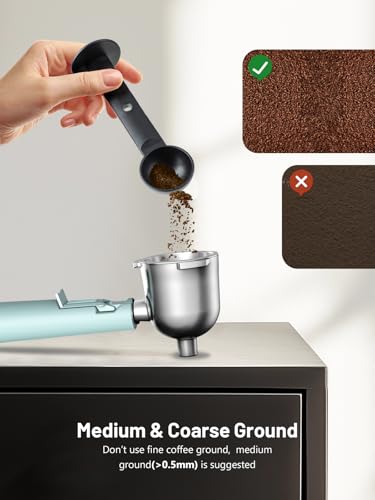 Compact 4 Cup Espresso Machine with Milk Frother D353