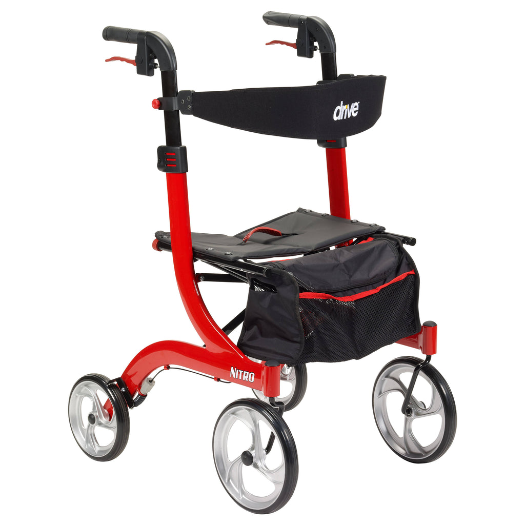 Red Rollator Walker L2448