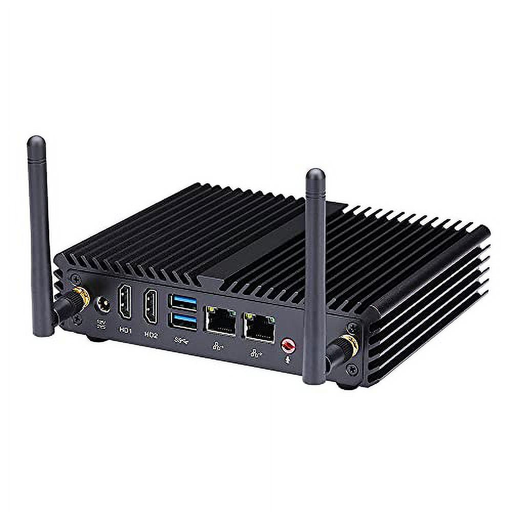 Mini Desktop Computer Fanless Intel Pentium J3710 Quad Core 8GB RAM 128GB SSD U42606