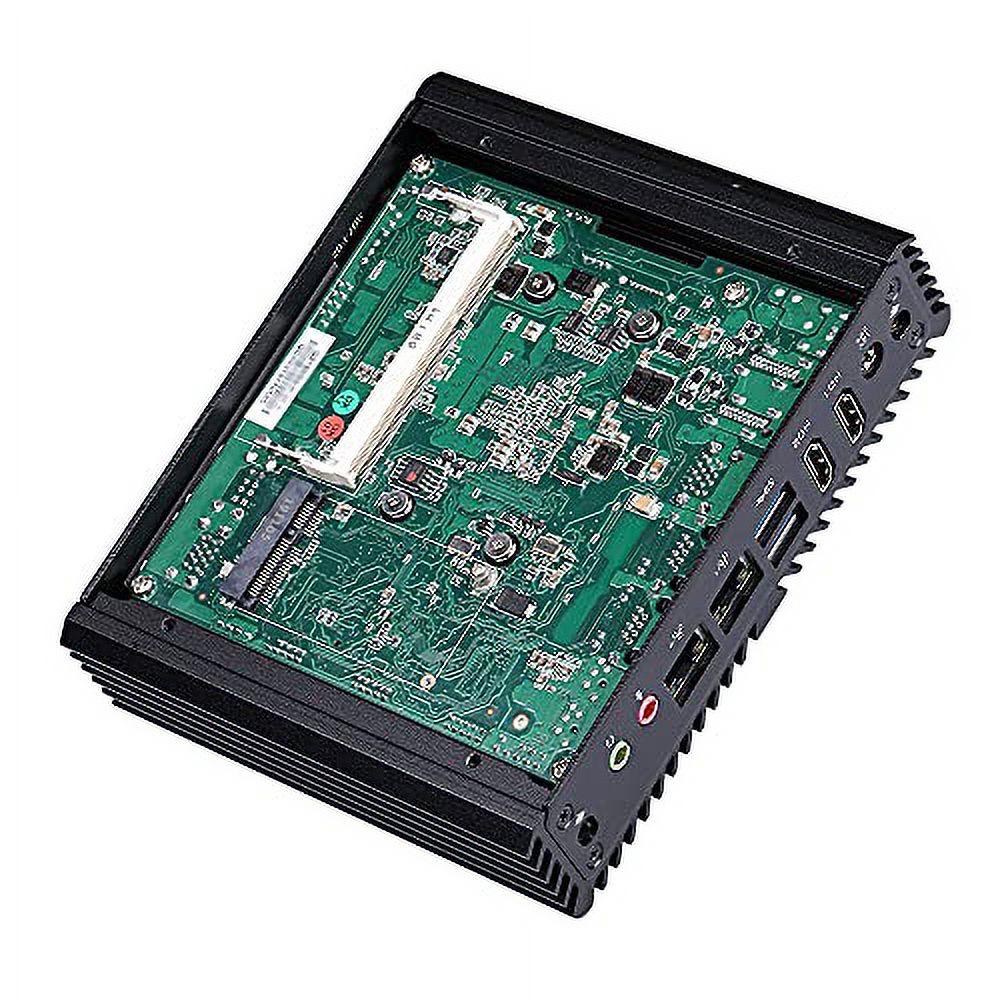 Mini Desktop Computer Fanless Intel Pentium J3710 Quad Core 8GB RAM 128GB SSD U42606