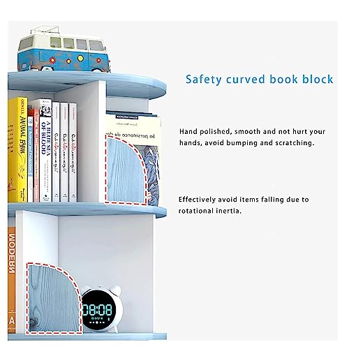 Brown 40 x 160cm Wooden Rotating Bookcase K4301