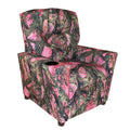 Child Recliner with Cup Holder Camouflage Pink H601535