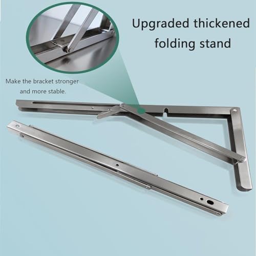 Wall Mounted Folding Table in Stainless Steel Q111