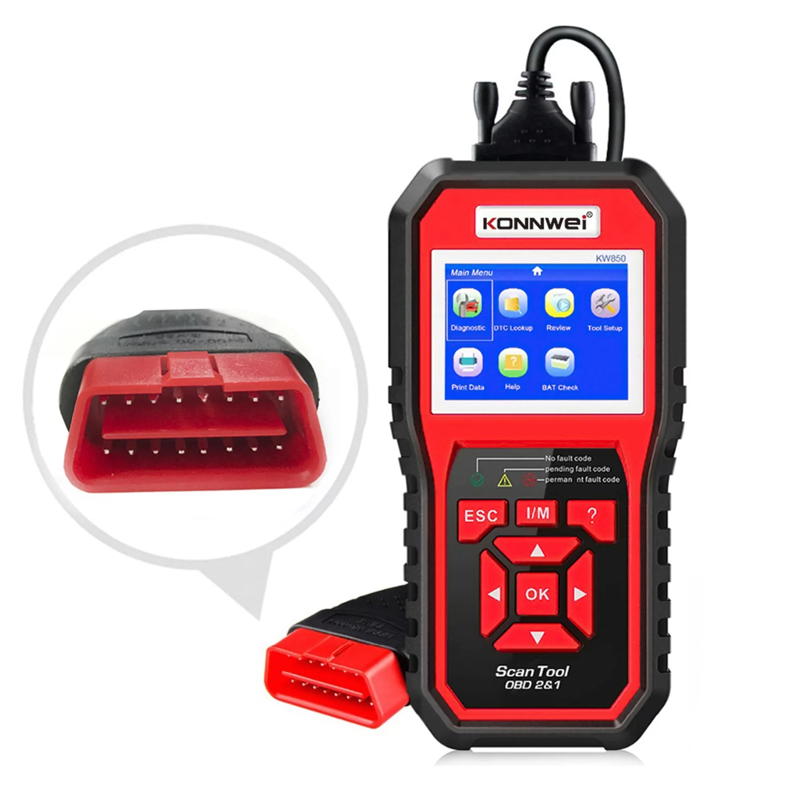 OBDII Scanner Code Reader Diagnostic Scan Tool J9042
