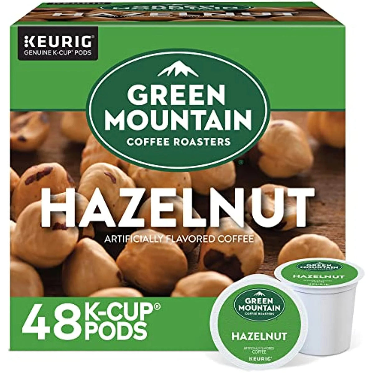 48 Count Light Roast Hazelnut Coffee K-Cup Pods S3978
