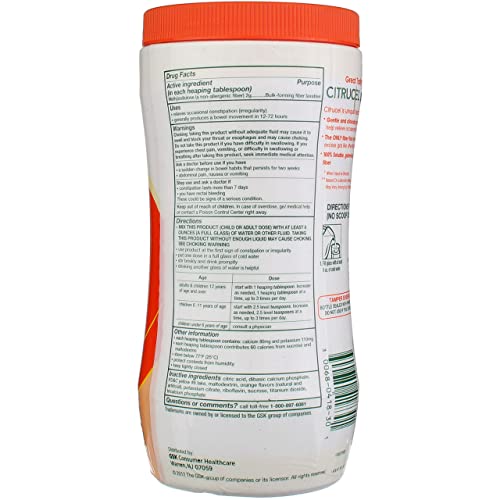 Orange Flavor Fiber Therapy Powder, 30 ounce (Pack of 3) S773098