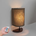 Half Shade Table Lamps with Fabric Lamp Shade G78932