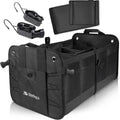 Black 3 Compartments Car Trunk Organizer T840
