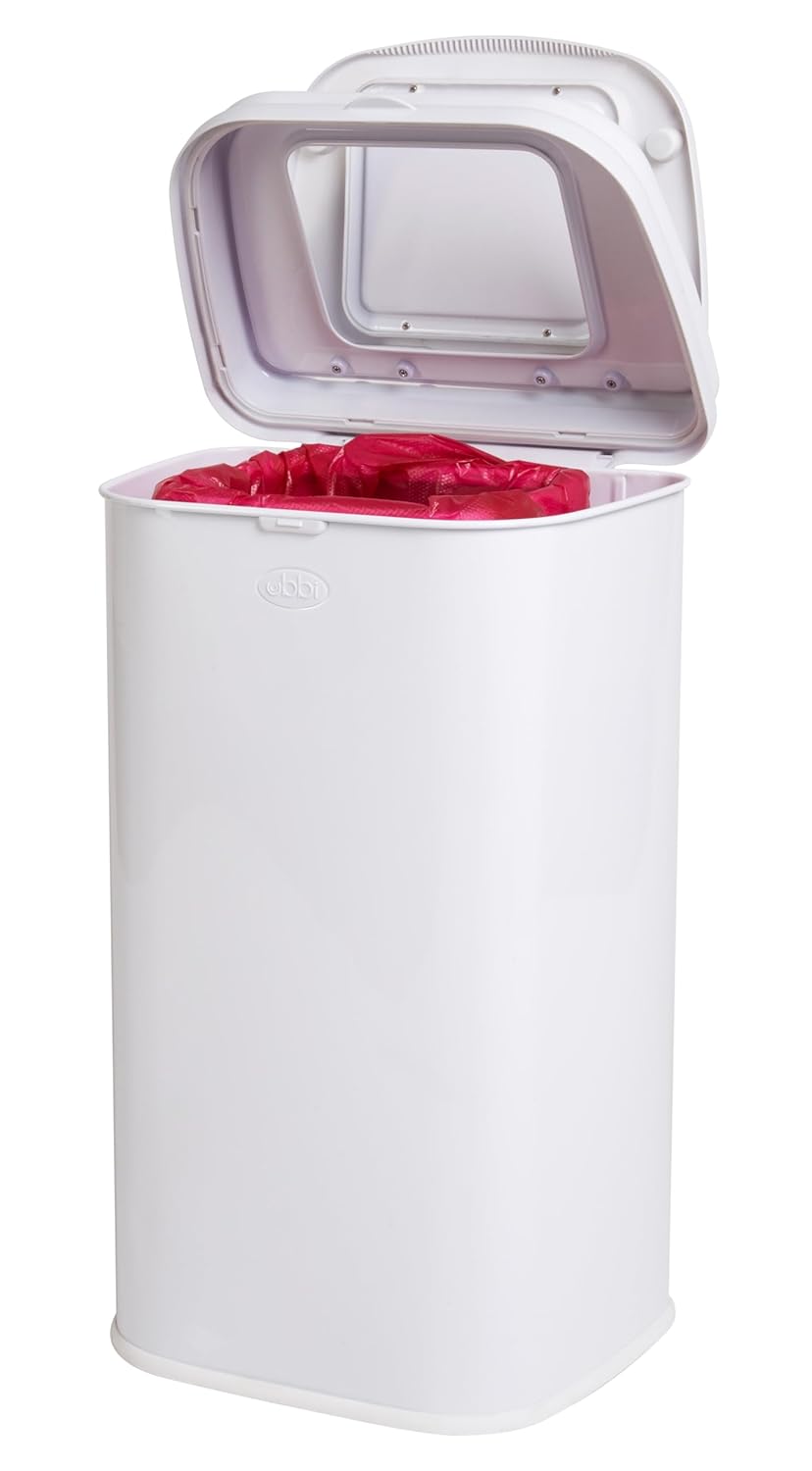 Stainless Steel Lavender Scented Diaper Pail with 36 Refill Bags N208