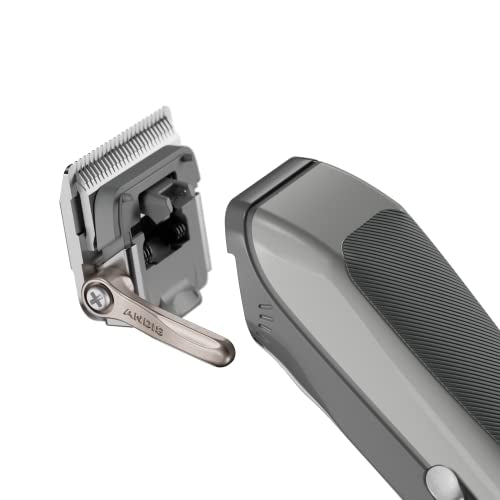 Black Cordless Adjustable Fade Hair Clipper with Stainless Steel Blade W944