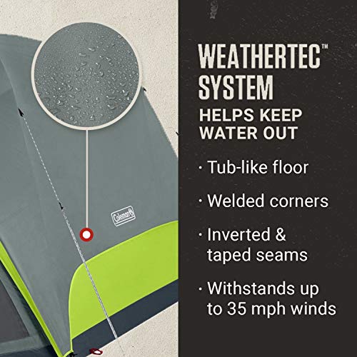 4/6/8 Person Weatherproof Camping Tent with Screen Room M883