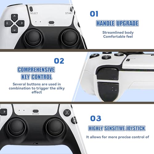 Retro Game Console with 40000+ Games, 4K HDMI, Dual 2.4Ghz Wireless Controllers (128G) I631152