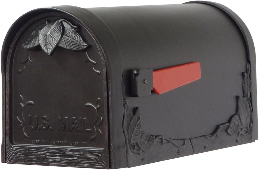 Floral Mailbox with Locking Insert and Mailbox Post J914