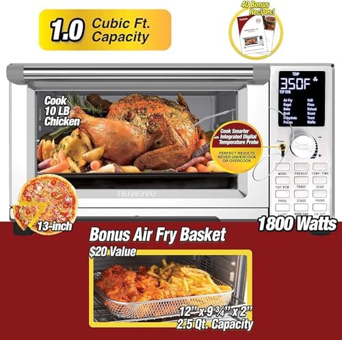 30-QT XL Air Fryer Toaster Oven with Temperature Controls C64920
