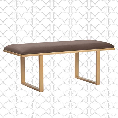 Dark Grey Velvet Bedside Bench N262602