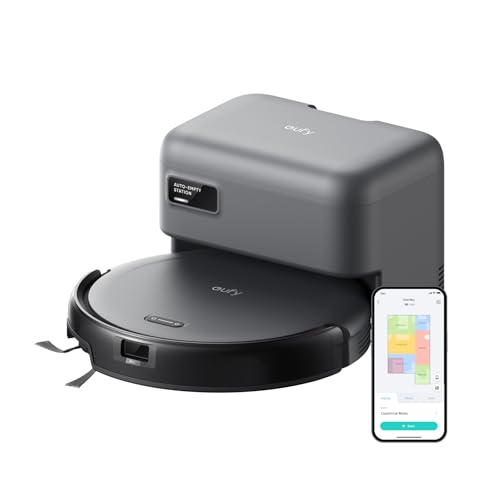 Robot Vacuum with Self Emptying, 2.85-Inch Slim Design W287861