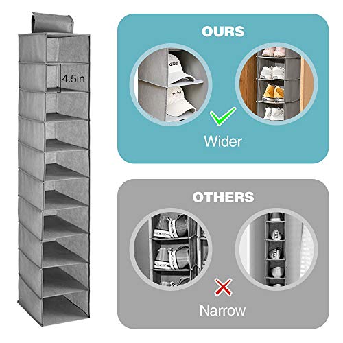 10-Shelf Hanging Shoe Organizer V461