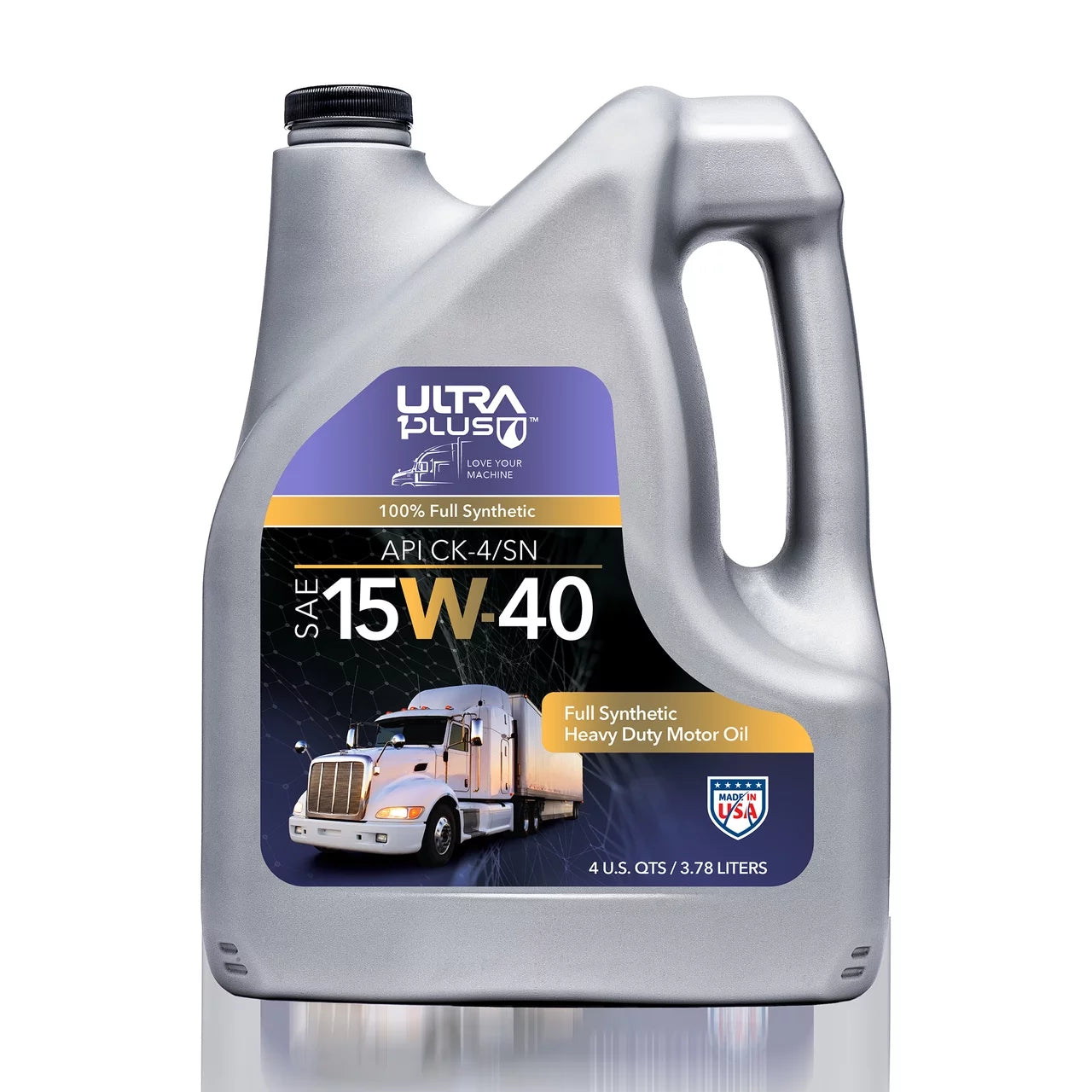 Heavy Duty Full Synthetic Diesel SAE 15W-40 Motor Oil, 1 Gal L451