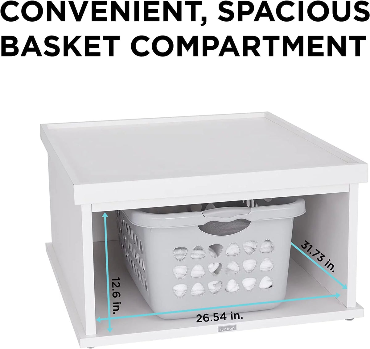 Wooden Laundry Pedestal P2697