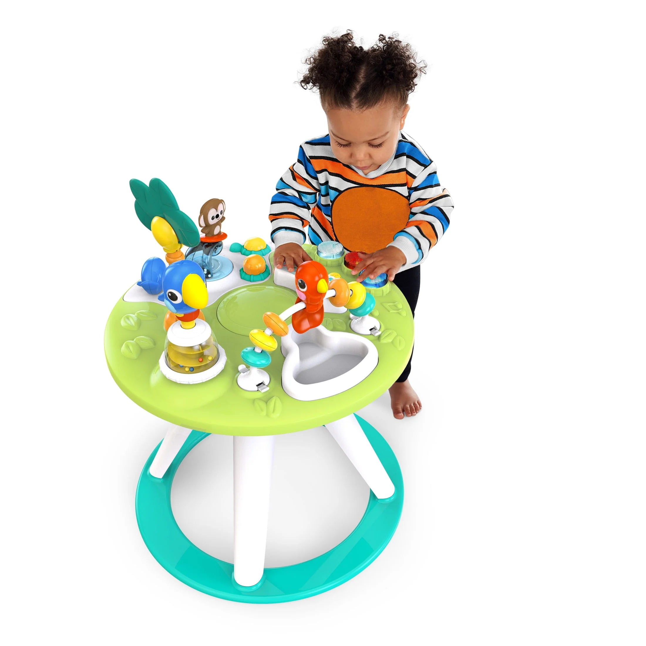 2-in-1 Baby Activity Center & Table, Tropic Coral T717333