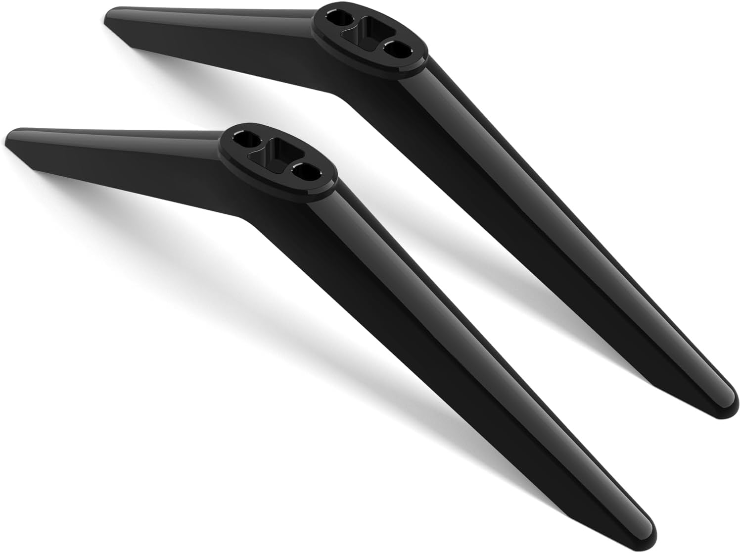 Black TV Stand Legs Replacement with Screws D64015