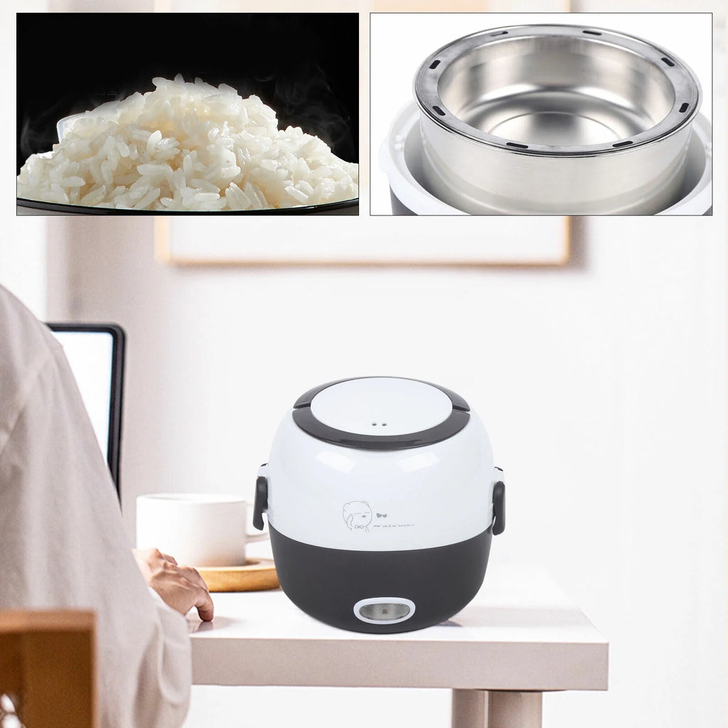 1.3L 2 Layers Electric Rice Cooker Stainless Steel U162700