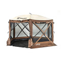 12.5' Portable Outdoor Gazebo Canopy Tent with Floor Tarp C276