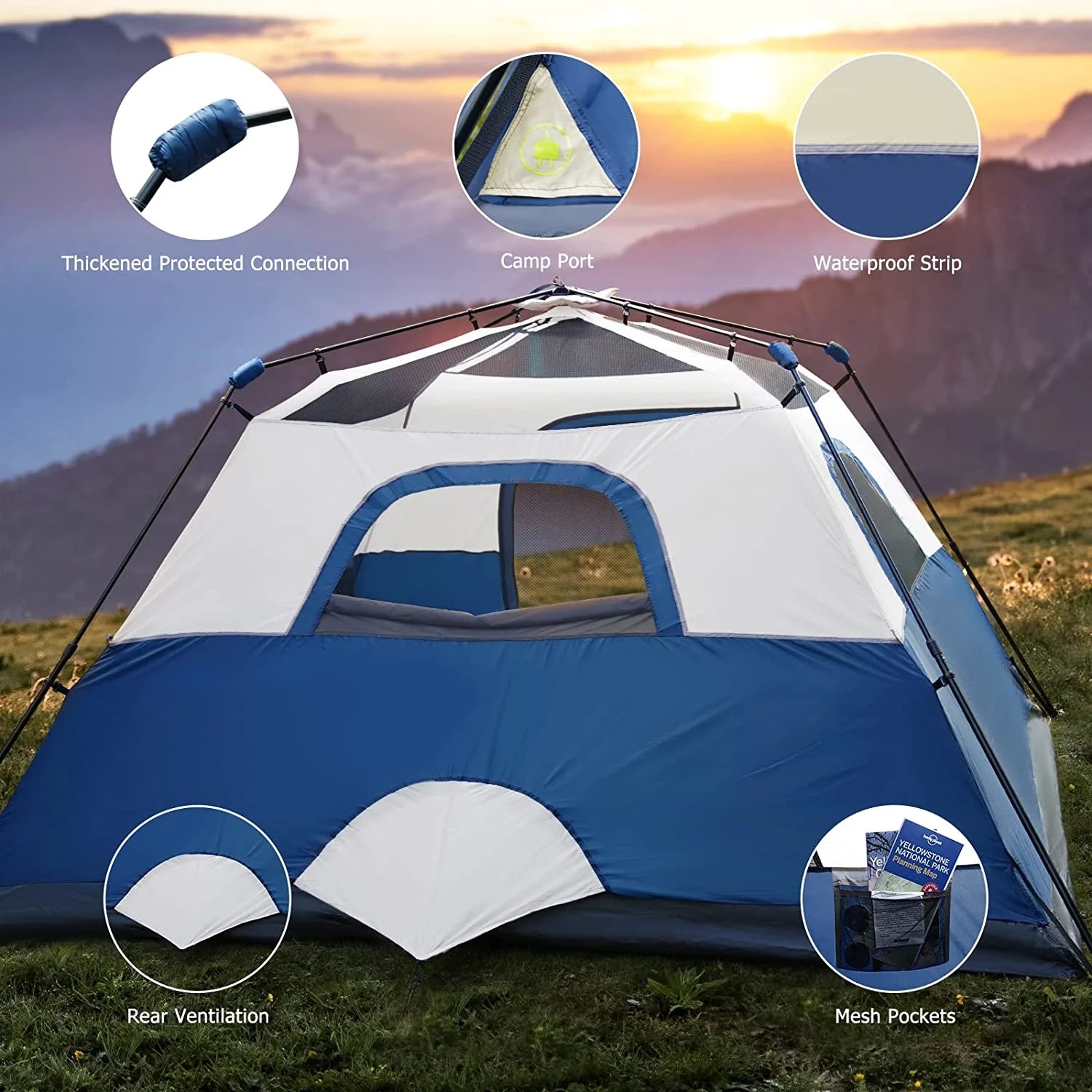4-Person Camping Tent I5941