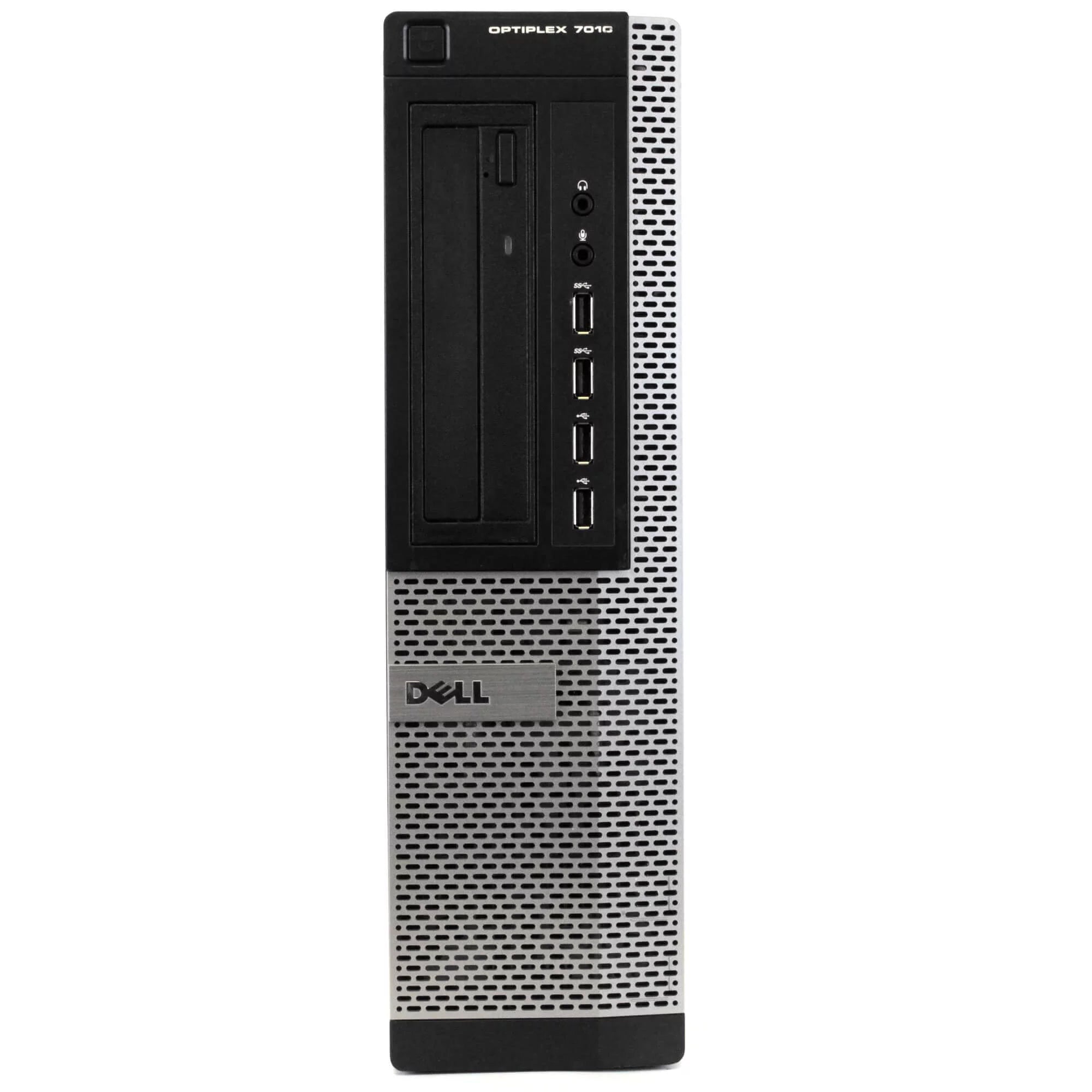 Restored Dell Desktop Tower Computer, Intel Core i5, 8GB RAM, 500GB HD, DVD-ROM, Windows 10 Home, Black U806