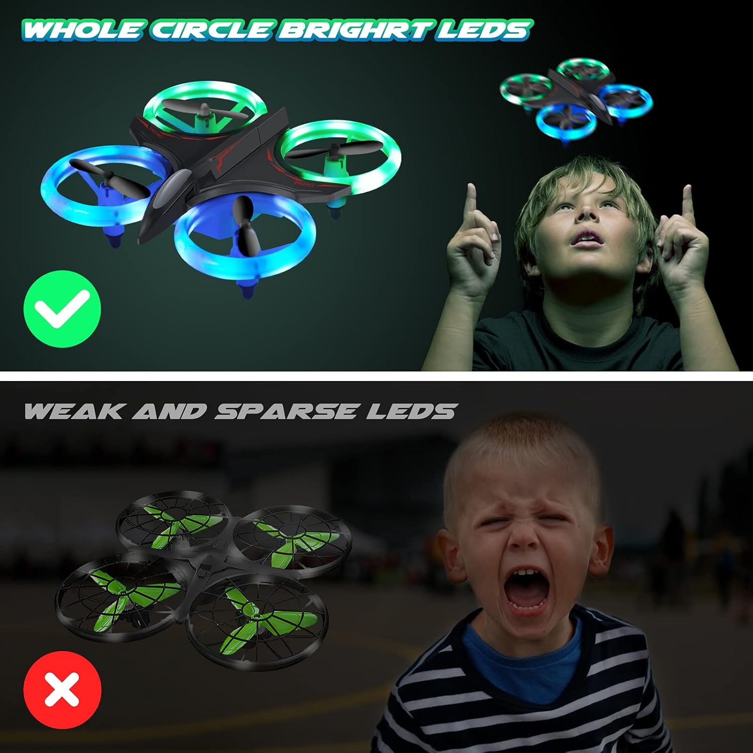 Mini LED RC Quadcopter Drone Z86405