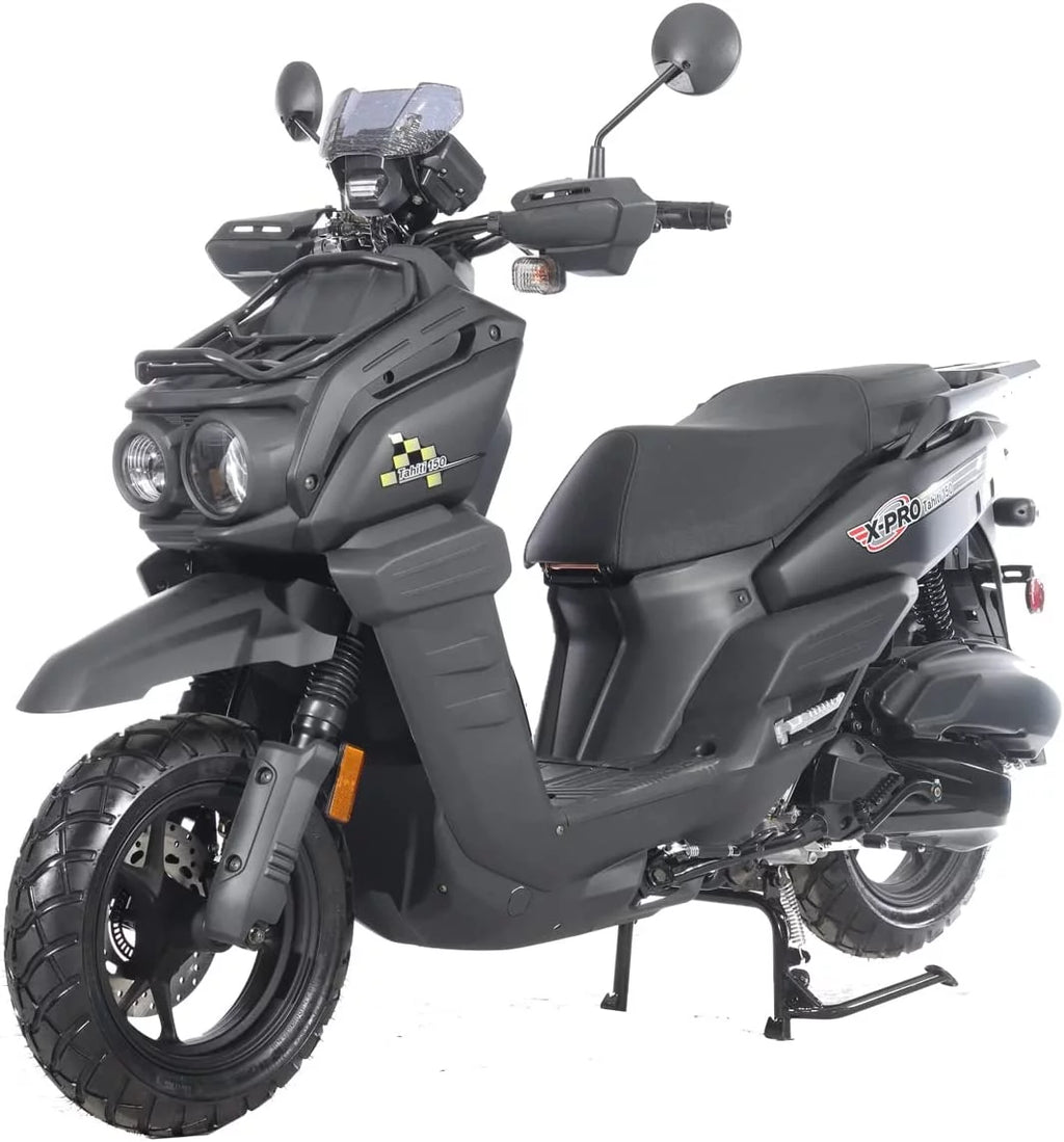 150cc Gas Moped Scooter with 12" Aluminum Wheels J186123