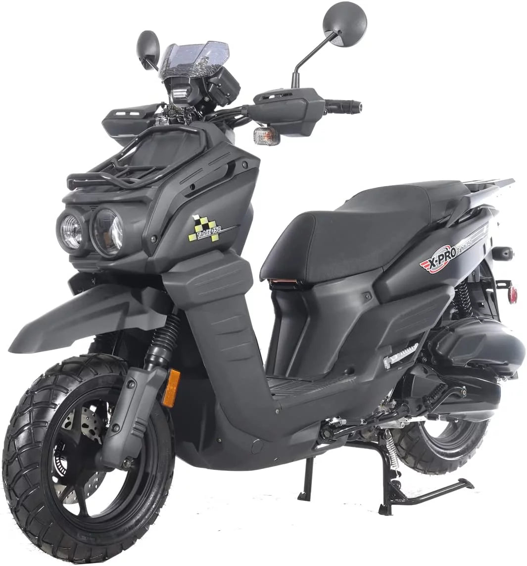 150cc Gas Moped Scooter with 12" Aluminum Wheels J186123