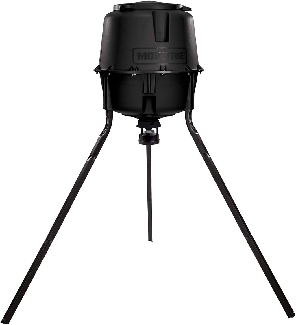 30 Gallon Molded Plastic Deer Feeder Tripod M5134