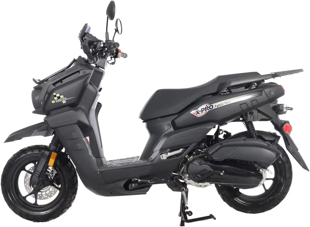 150cc Gas Moped Scooter with 12" Aluminum Wheels J186123
