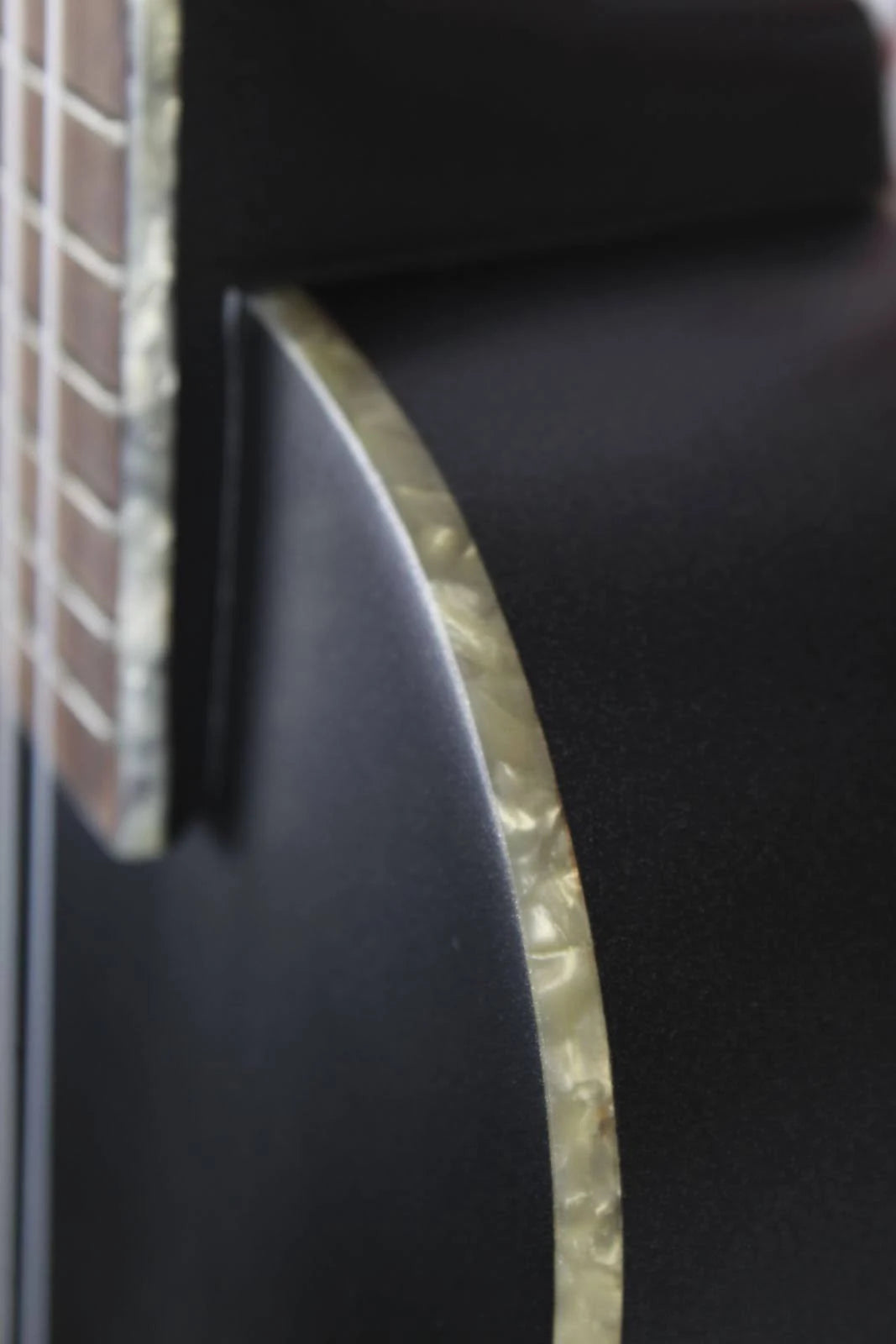 Metallic Black Archtop Tenor Ukulele S86608