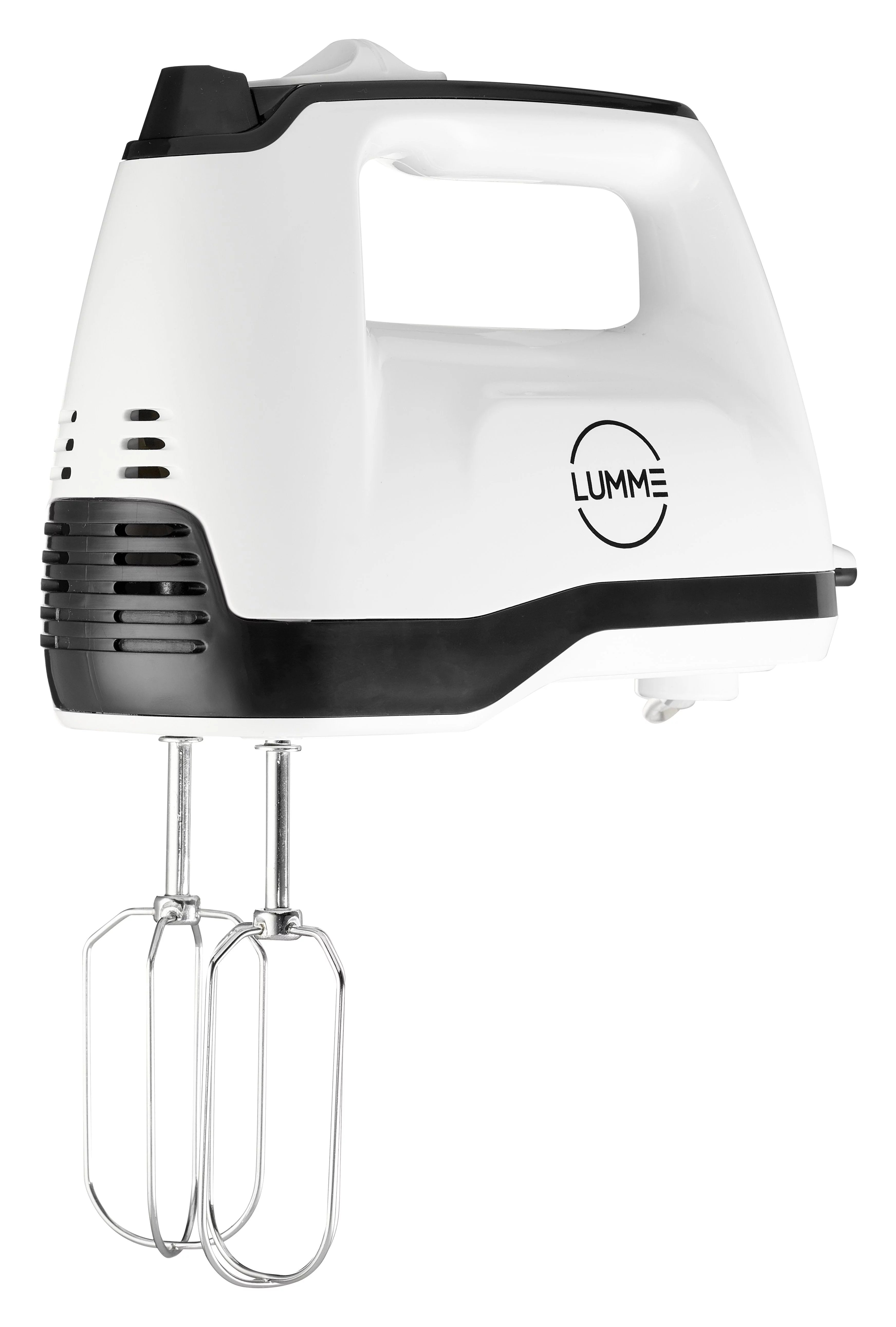 Grey Electric Hand Mixer with 5 Speeds, 2 Beaters, 2 Dough Hooks, Storage Case K5992
