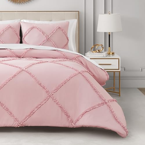 White 3-Piece Reversible Comforter Set X5774