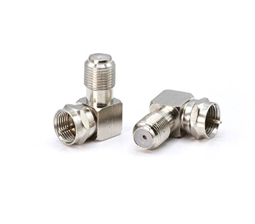 4 Pack 90 Degree Coaxial Cable Connector X7854