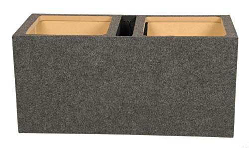 15" Dual Vented Square Subwoofer Enclosure Box E6841