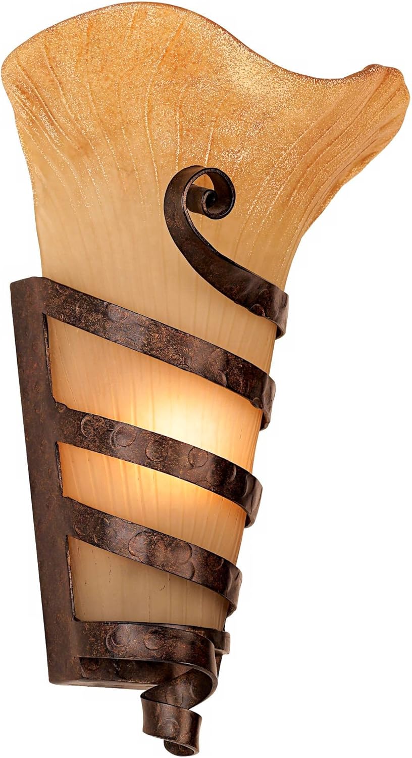 Set of 2 Rust Wall Light Sconces R680541