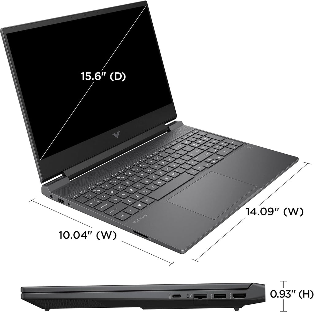 15.6" 144Hz FHD Gaming Laptop, Hexa-Core AMD Ryzen 5 7535HS, 16GB DDR5 RAM, 512GB PCIe SSD, GeForce RTX 2050, Windows 11 Pro S45725
