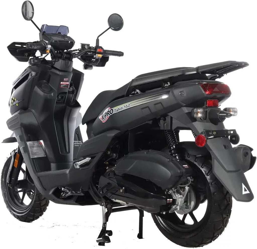 150cc Gas Moped Scooter with 12" Aluminum Wheels J186123